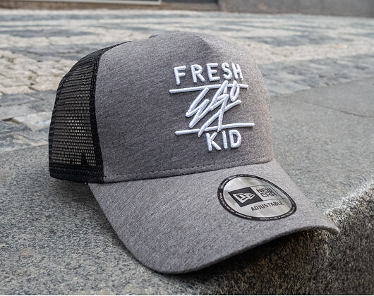 Kšiltovka New Era 9FORTY A-Frame Trucker Core Fresh Ego Kid Grey Heather/Black