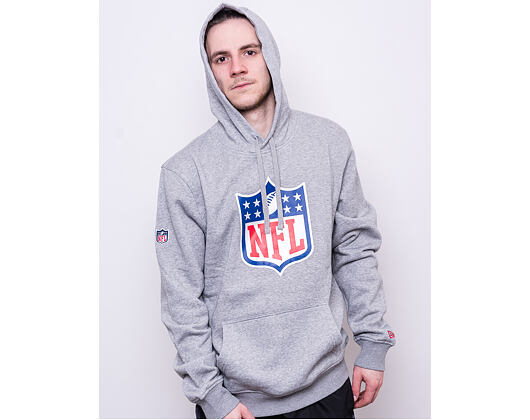 Mikina New Era NFL Logo Po Hoodie Heather Grey