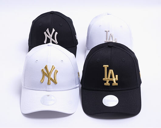 Dámská Kšiltovka New Era 9FORTY Los Angeles Dodgers Metallic White
