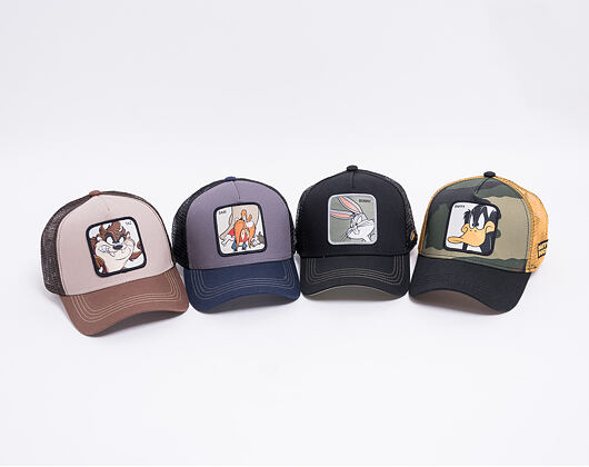 Dětská Kšiltovka Capslab - Trucker Looney Tunes - Taz - Brown YOUTH