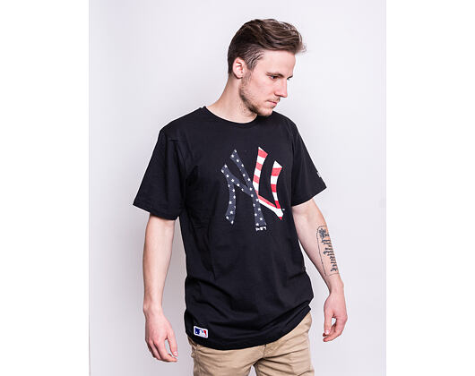 Triko New Era New York Yankees Infill Flag Team Logo Black