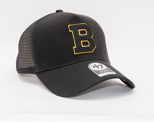 Kšiltovka 47 Brand Boston Bruins Chain Link Mesh MVP DT Trucker Black