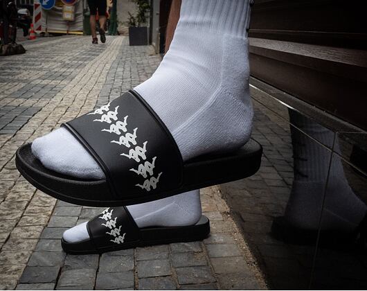 Pantofle Kappa Banda Adam 4 Black/White