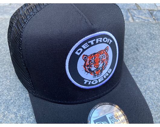 Kšiltovka New Era 9FORTY A-FRAME Trucker MLB Coopstown Heritage Detroit Tigers Black