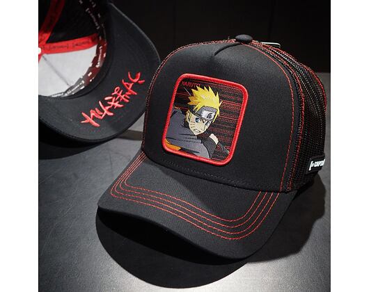 Kšiltovka Capslab Trucker - Naruto - Naruto - Black