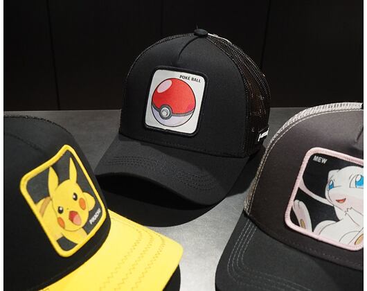 Kšiltovka Capslab Trucker Pokémon Poké Ball