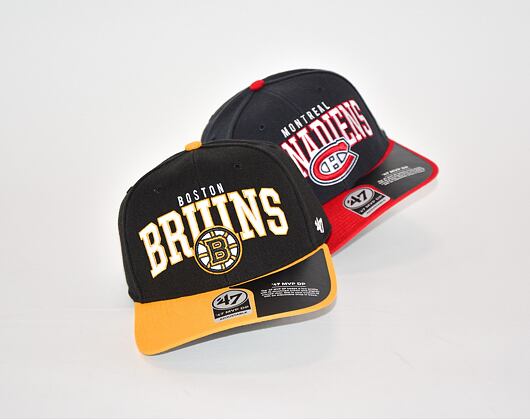 Kšiltovka 47 Brand Boston Bruins McCaw MVP DP Black/Yellow