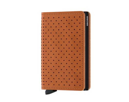 Peněženka Secrid Slimwallet Perforated Cognac