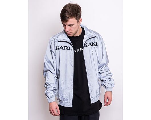 Bunda Karl Kani Retro Reflective Trackjacket Silver - 6086925
