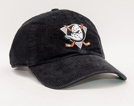 Kšiltovka 47 Brand Anaheim Ducks Corduroy CLEAN UP Black