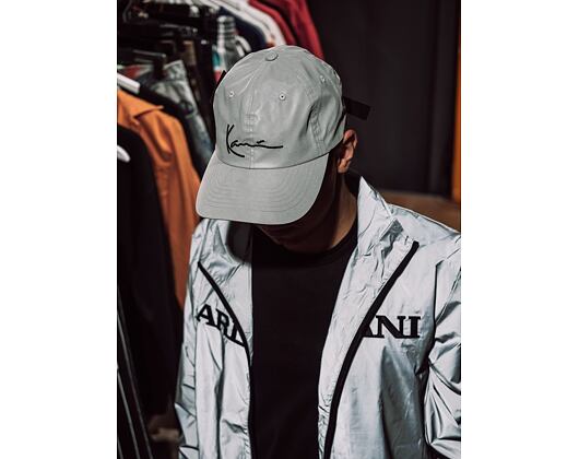Bunda Karl Kani Retro Reflective Trackjacket Silver - 6086925