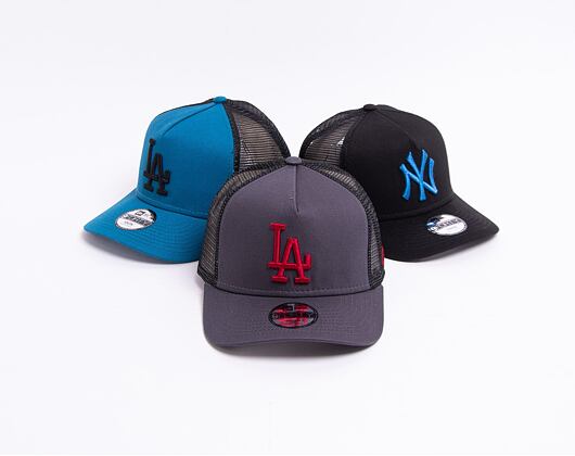 Dětská Kšiltovka New Era 9FORTY Kids A-FRAME Trucker MLB League Essential Los Angeles Dodgers