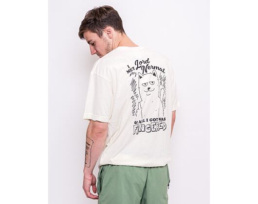 Triko RIP N DIP Fingered Tee Off White