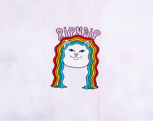 Triko RIP N DIP Groovy Nermal Tee White