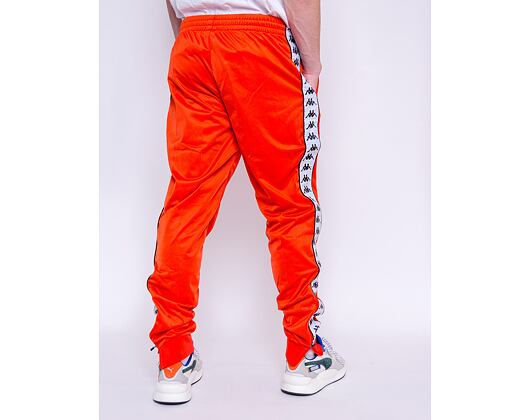 Tepláky Kappa 222 Banda Rastoria Slim 303KUC0 BY2 Orange Flame/White