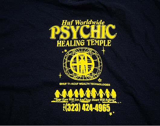 Triko HUF Psychic Temple Black