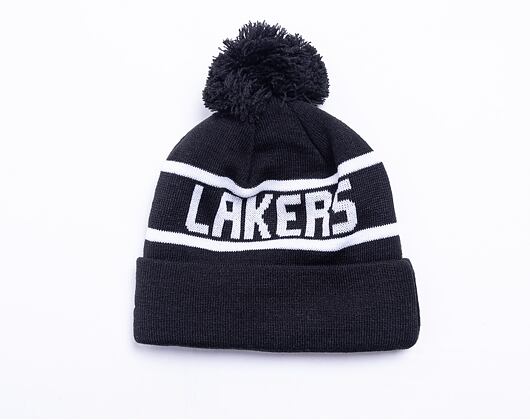 Kulich New Era NBA Team Jake Bobble Cuff Knit Los Angeles Lakers Black