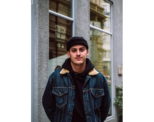 Docker Cap Stetson Wool/Cashmere Sonstige Navy/Black 8810101