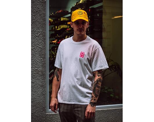 Triko HUF Overspray Classic H T-Shirt White