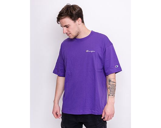 Triko Champion Crewneck T-Shirt Purple 214282 VS017