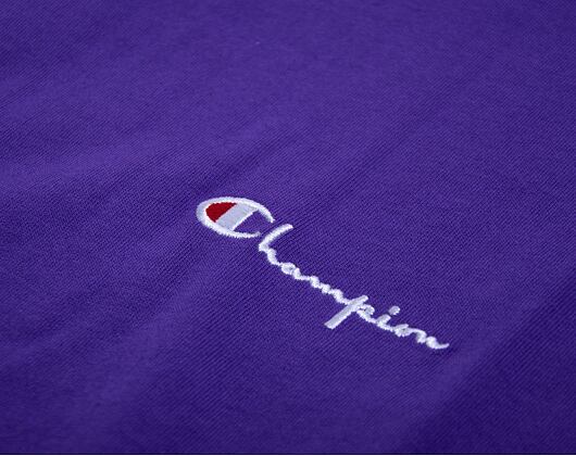 Triko Champion Crewneck T-Shirt Purple 214282 VS017