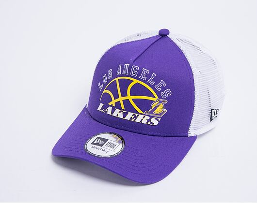 Kšiltovka New Era 9FORTY A-Frame Trucker Graphic Los Angeles Lakers Snapback Team Color