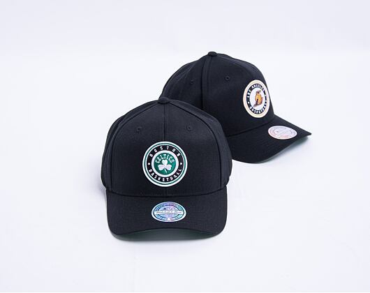 Kšiltovka Mitchell & Ness Boston Celtics Black Varsity Patch 110 Snapback Black
