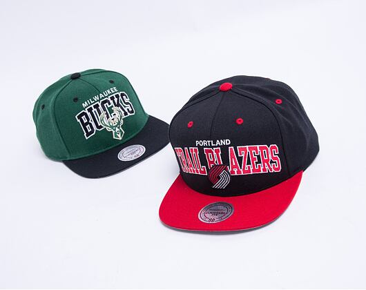Kšiltovka Mitchell & Ness Team Arch Snapback Portland Trail Blazers