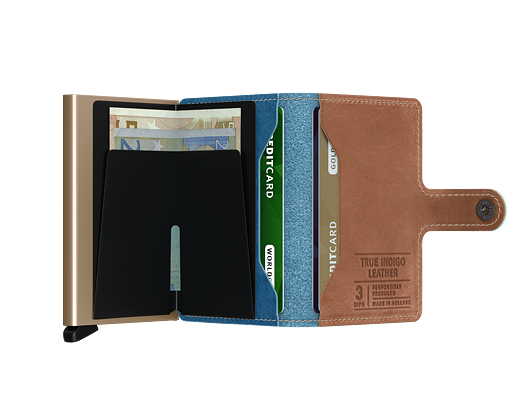 Peněženka Secrid Miniwallet Indigo 3-Sand