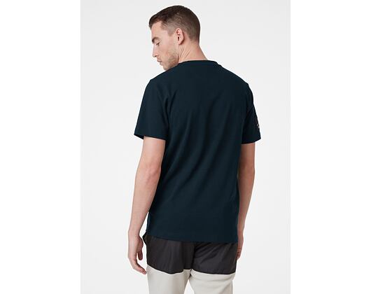 Triko Helly Hansen YU Twin Logo T-Shirt 598 Navy