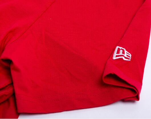 Triko New Era Split Logo Tee Chicago Bulls Front Door Red