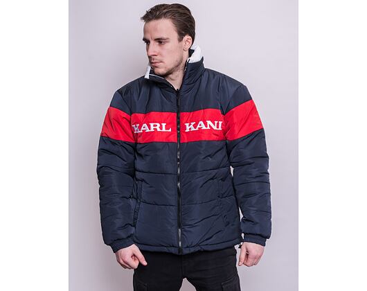 Bunda Karl Kani Retro Block Reversible Puffer Jacket Navy/Red 6076498