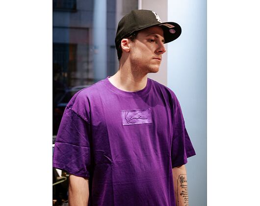 Triko Karl Kani Small Signature Box Tee Purple 6030135
