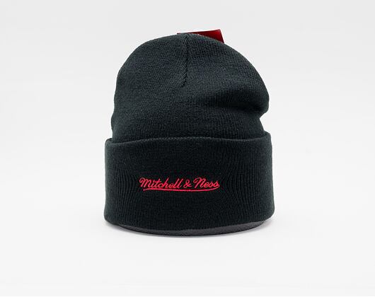 Kulich Mitchell & Ness Philadelphia 76ers Team Logo Cuff Knit Black