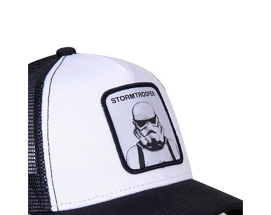 Kšiltovka Capslab Stormtrooper Trucker Black / White