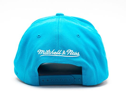 Kšiltovka Mitchell & Ness Pinscript High Crown 110 Teal Snapback