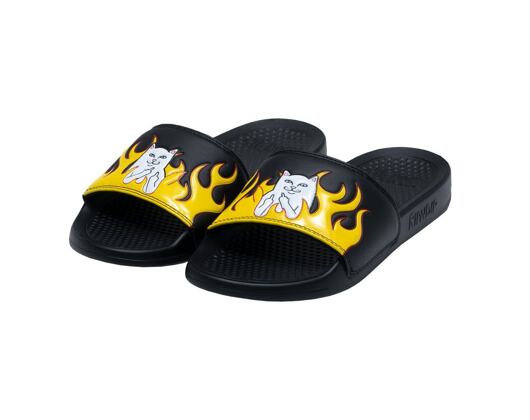 Pantofle RIP N DIP Welcome To Heck Slides RND4288 Black