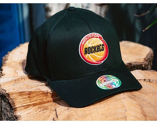 Kšiltovka Mitchell & Ness Houston Rockets 537 Team Logo High Crown Black