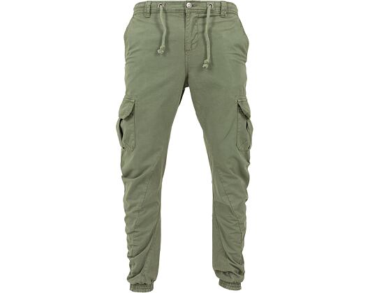 Kalhoty Urban Classic TB1268 Cargo Jogging Pants Olive