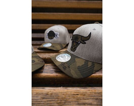 Kšiltovka Mitchell & Ness INTL851 Los Angeles Lakers Heather Camo 110 Snapback