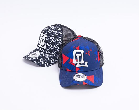 Kšiltovka New Era 9FORTY A-Frame Trucker tri pattern OLYLYO Snapback XPT / Optic White