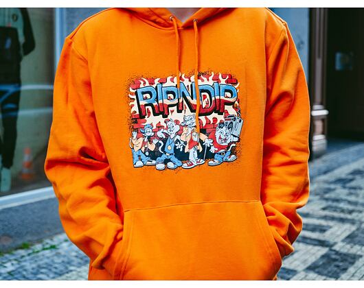 Mikina RIP N DIP Looney Gang Hoodie RND4716 Orange