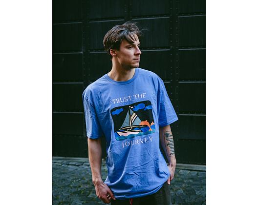 Triko Pink Dolphin Trust The Journey Tee OH12011TJPR Purple
