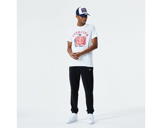 Triko New Era New England Patriots NFL Flag Number Tee White
