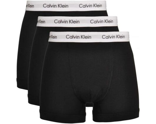 Boxerky Calvin Klein 3 Pack Trunk 001 Black