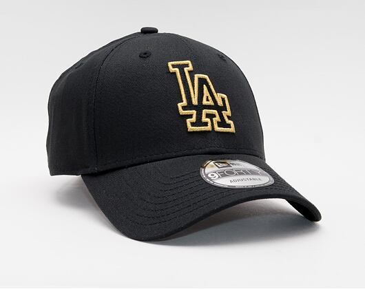 Kšiltovka New Era 9FORTY MLB Metallic Logo Los Angeles Dodgers Strapback Black
