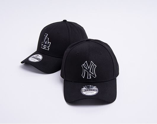 Kšiltovka New Era 9FORTY MLB Black Base Snapback New York Yankees Black
