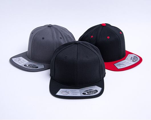 Kšiltovka Yupoong 110 Fitted Snapback Black