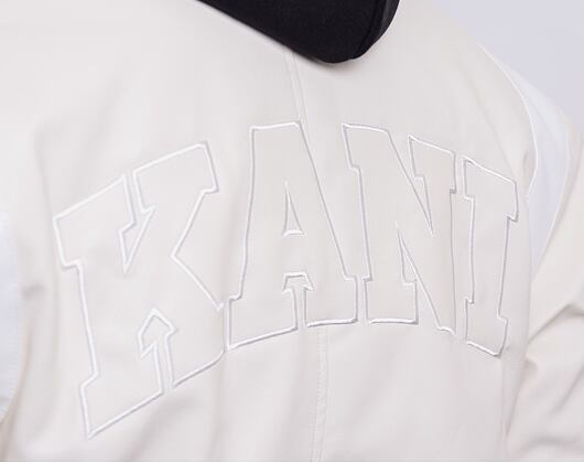 Bunda Karl Kani OG Fake Leather Jacket Off White 6075088