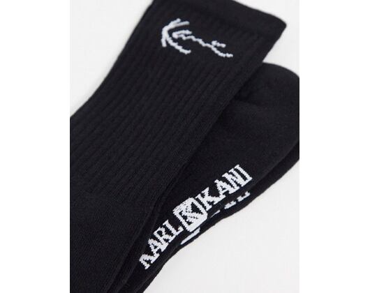 Ponožky Karl Kani 2-Pack Signature Crew Socks Black/White